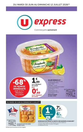Catalogue U express - 30/06/2026 - 12/07/2026.