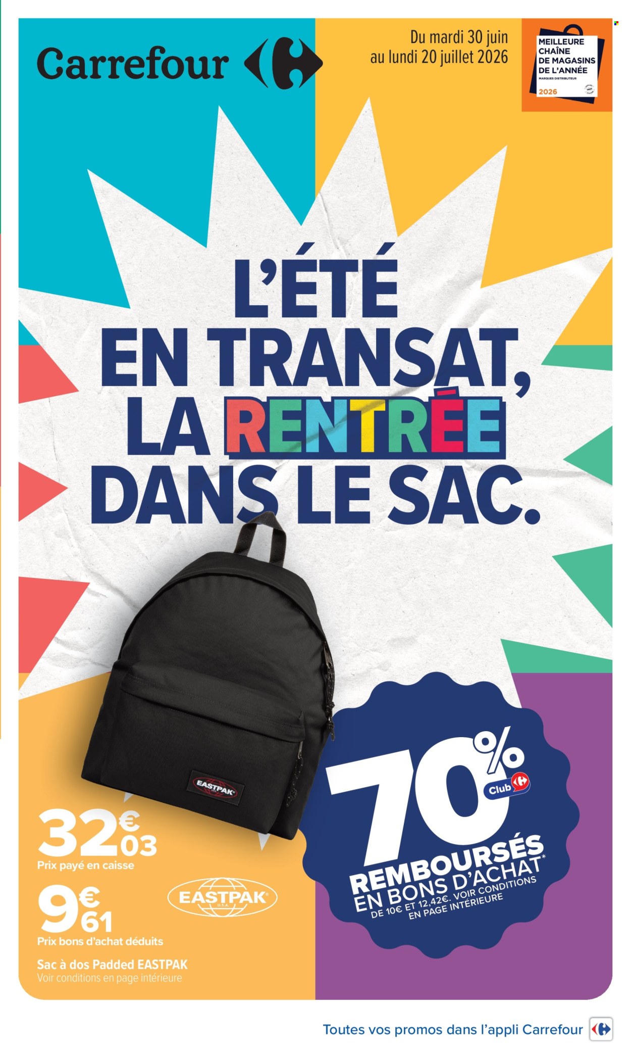 Catalogue Carrefour Hypermarchés - 30/06/2026 - 20/07/2026. Page 1