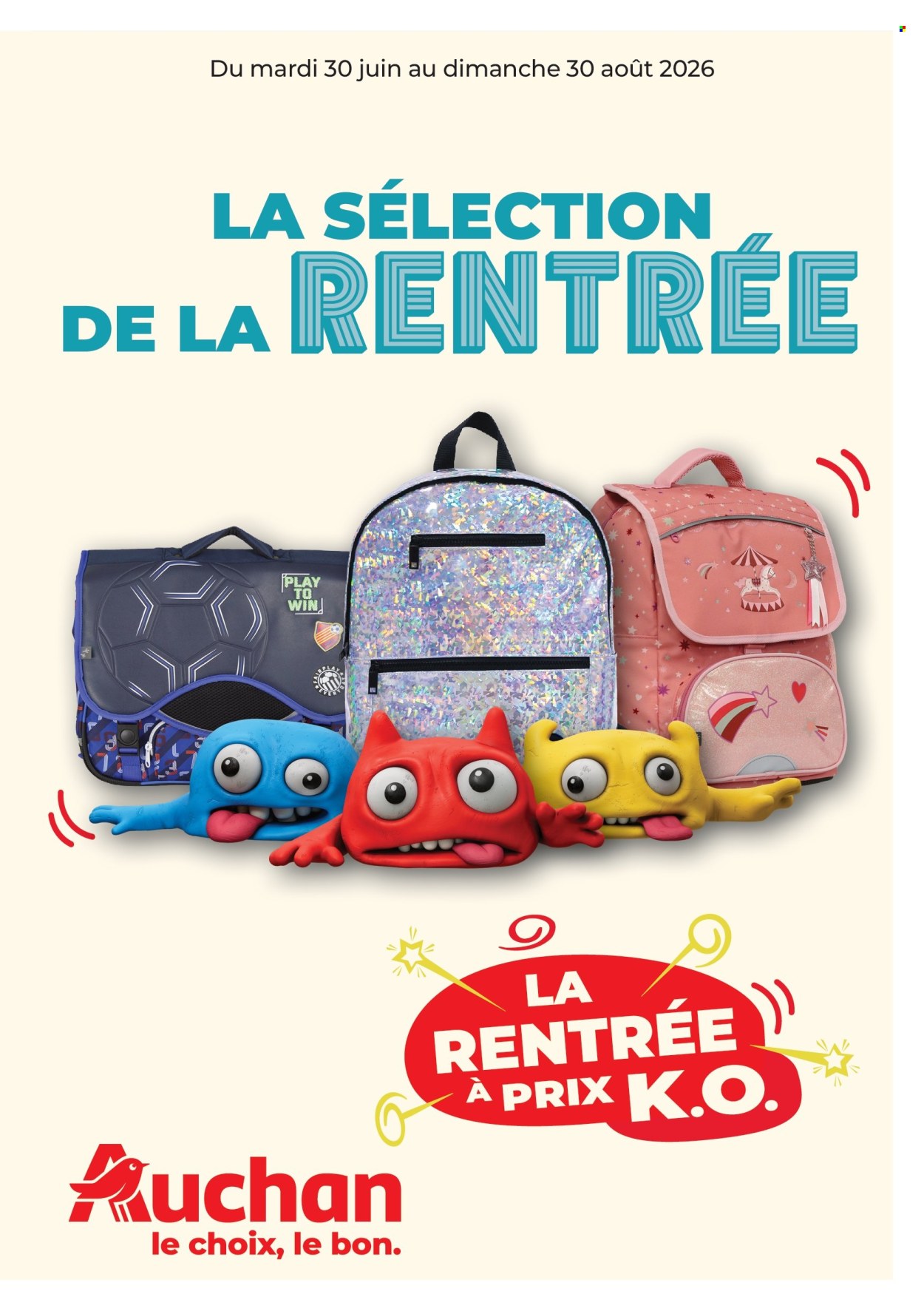 Catalogue Auchan - 30/06/2026 - 30/08/2026. Page 1