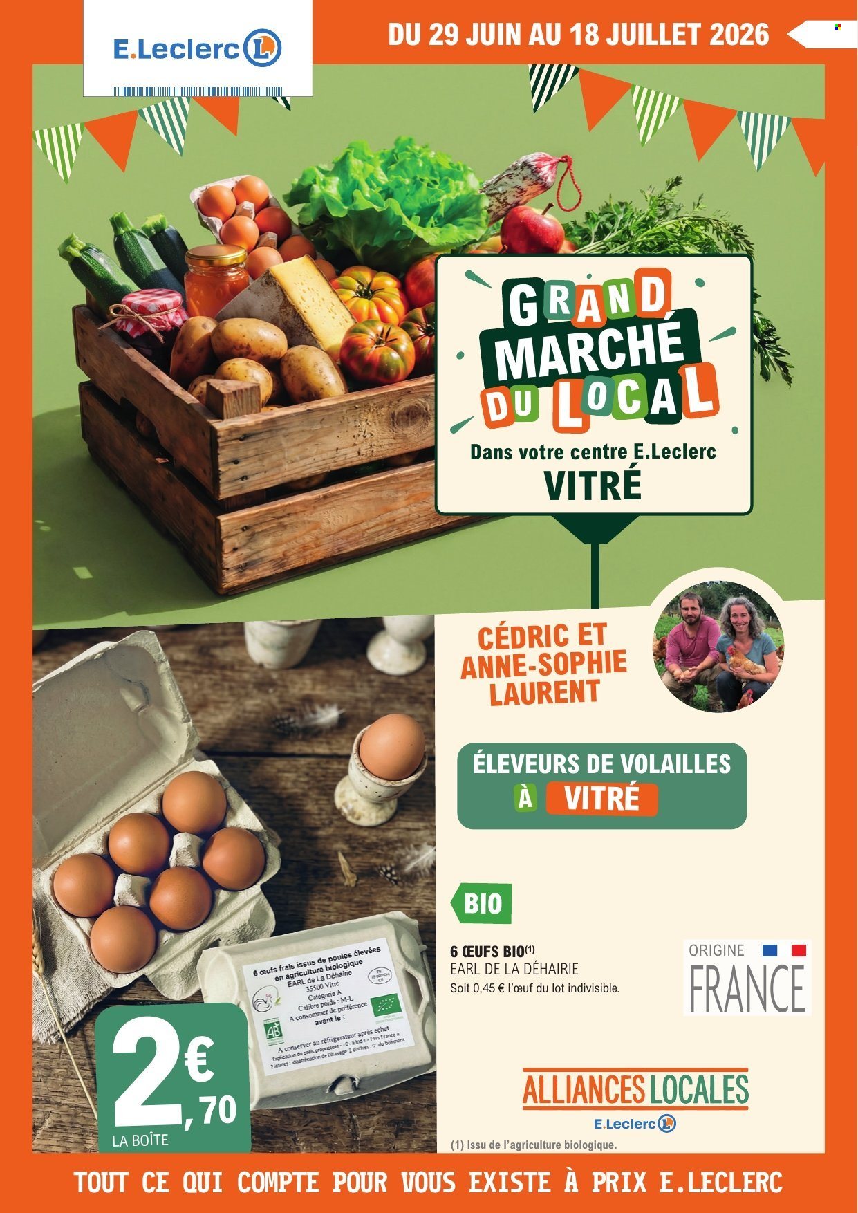 Catalogue E.Leclerc - 30/06/2026 - 18/07/2026. Page 1