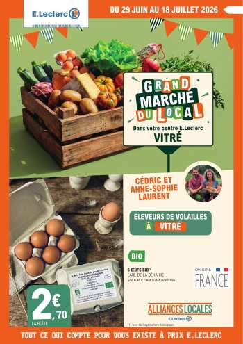 Catalogue E.Leclerc - 30/06/2026 - 18/07/2026.
