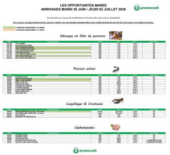 Catalogue Promocash - 30/06/2026 - 02/07/2026.