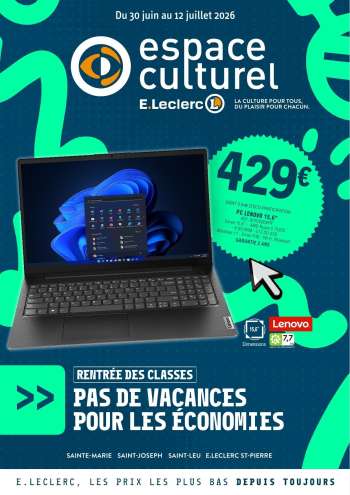 Catalogue E.Leclerc - 30/06/2026 - 12/07/2026.