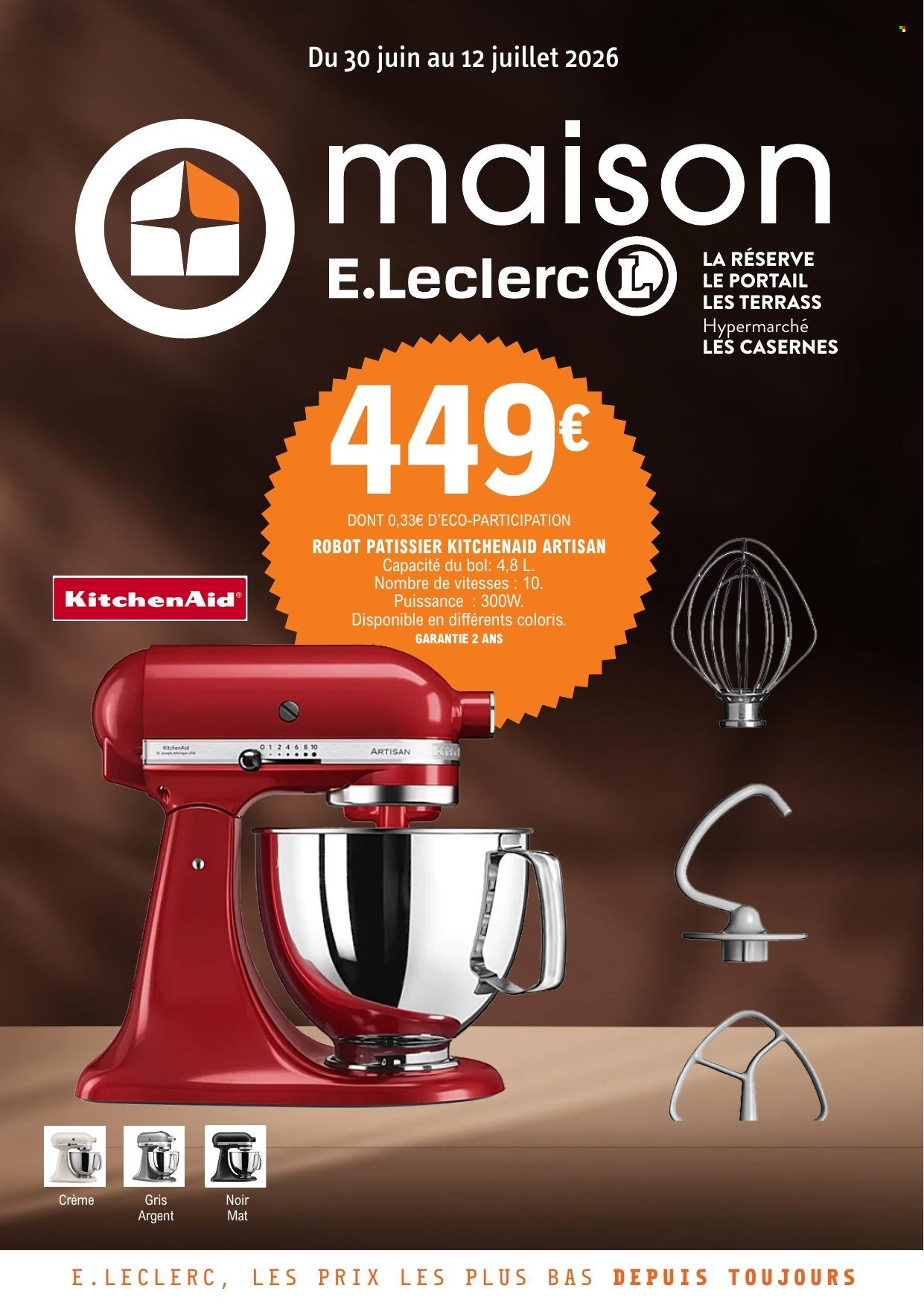 Catalogue E.Leclerc - 30/06/2026 - 12/07/2026. Page 1
