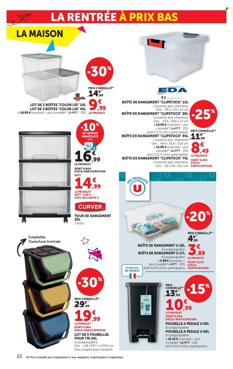 Catalogue SUPER U - 07/07/2026 - 09/08/2026. Page 22