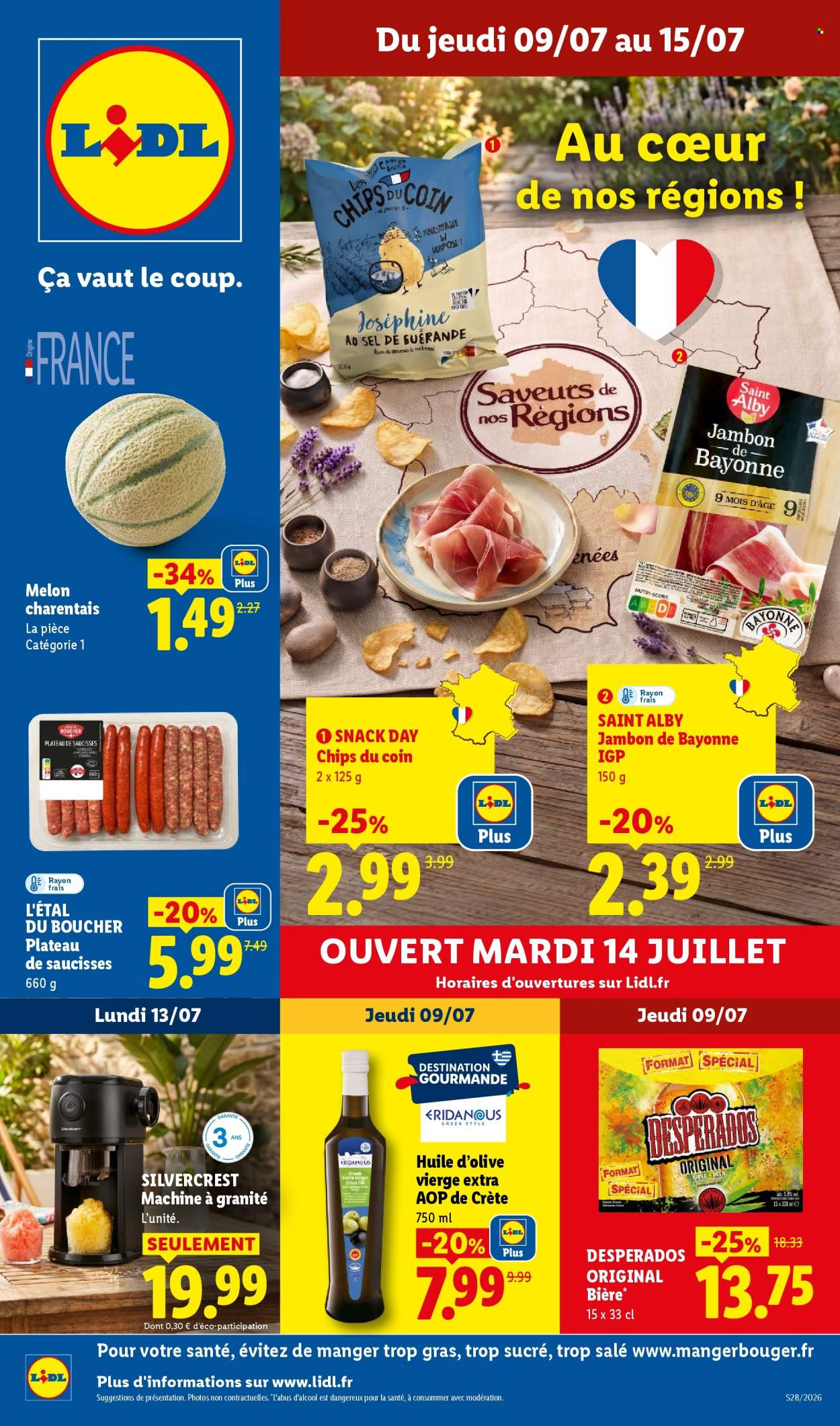 Catalogue Lidl - 09/07/2026 - 15/07/2026. Page 1