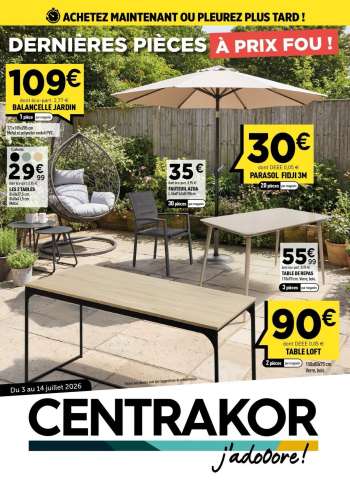 Catalogue Centrakor - 03/07/2026 - 14/07/2026.