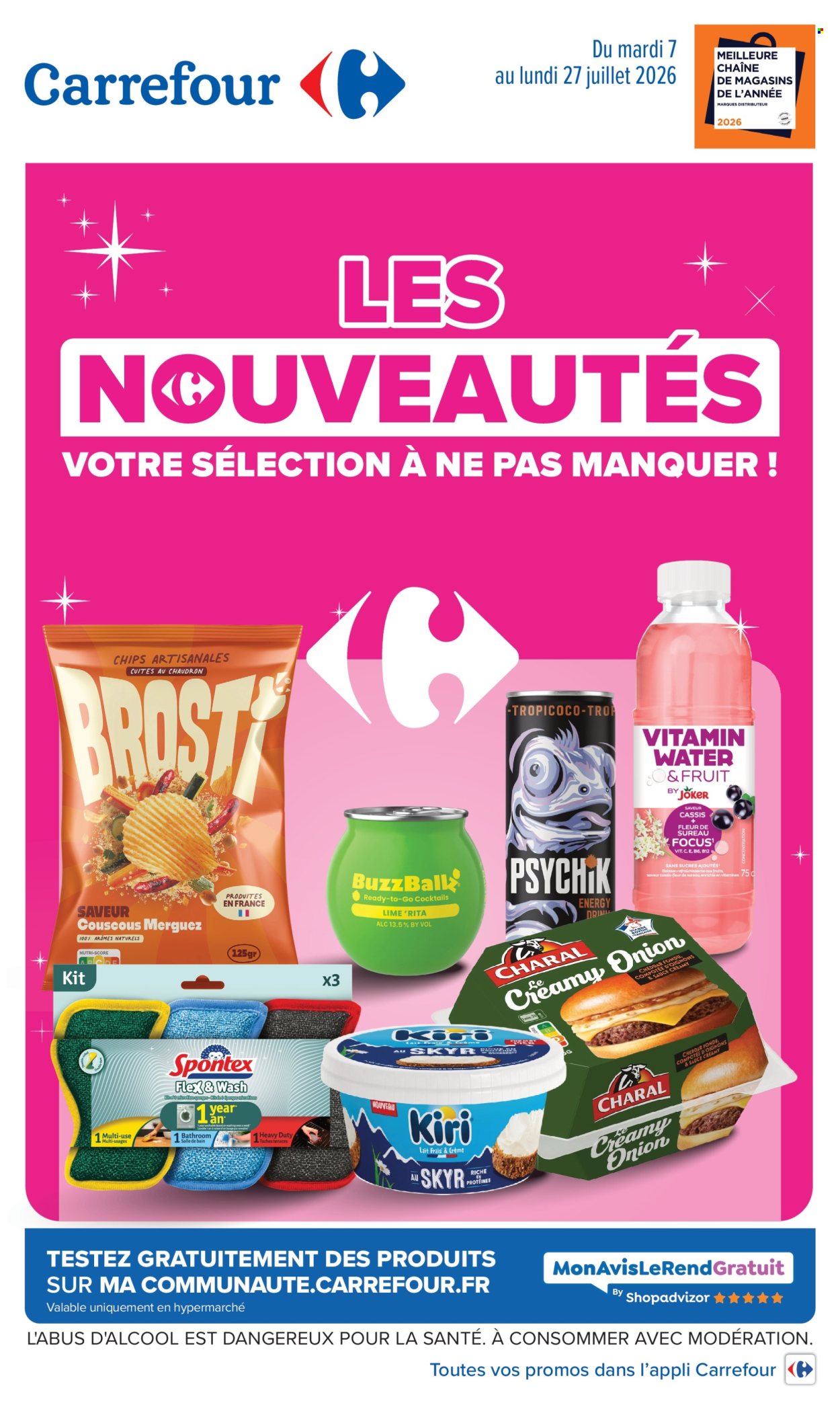 Catalogue Carrefour Hypermarchés - 07/07/2026 - 27/07/2026. Page 1