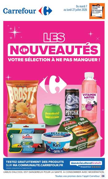 Catalogue Carrefour Hypermarchés - 07/07/2026 - 27/07/2026.