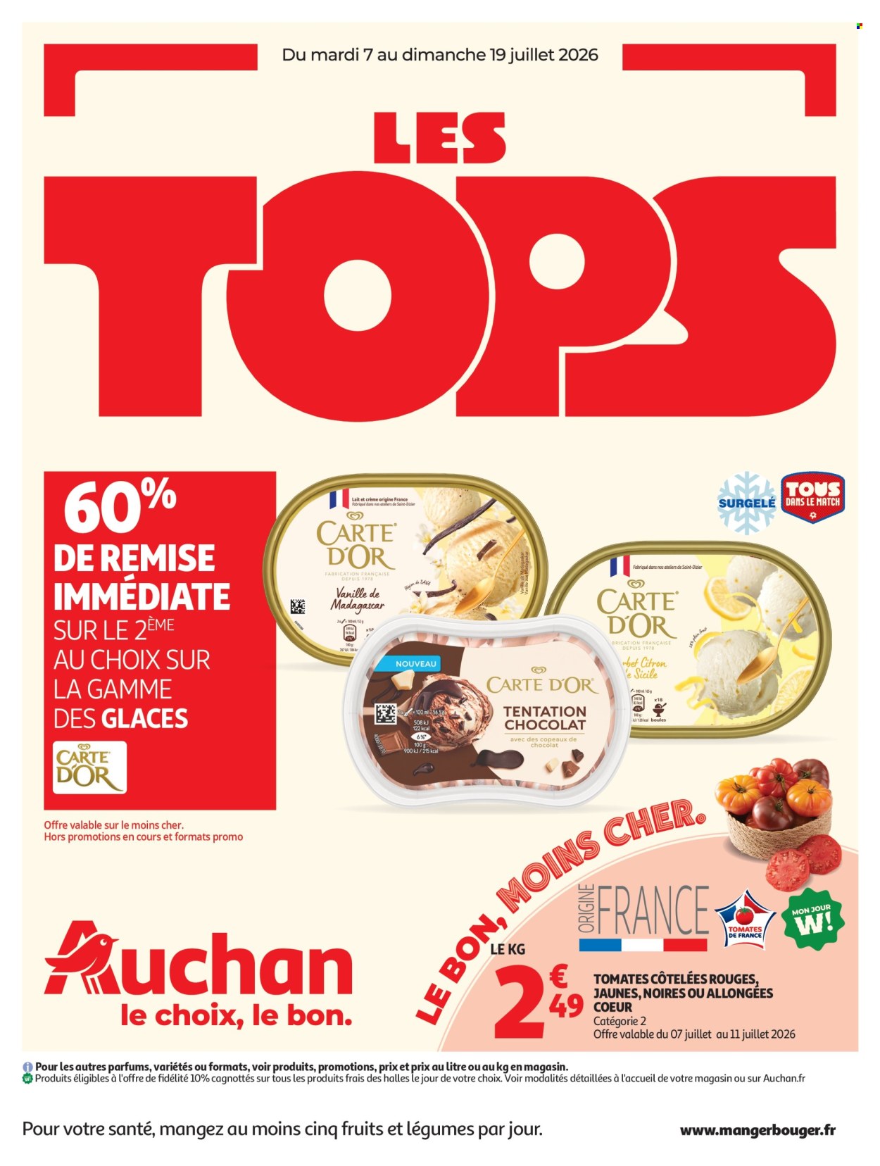 Catalogue Auchan - 07/07/2026 - 19/07/2026. Page 1