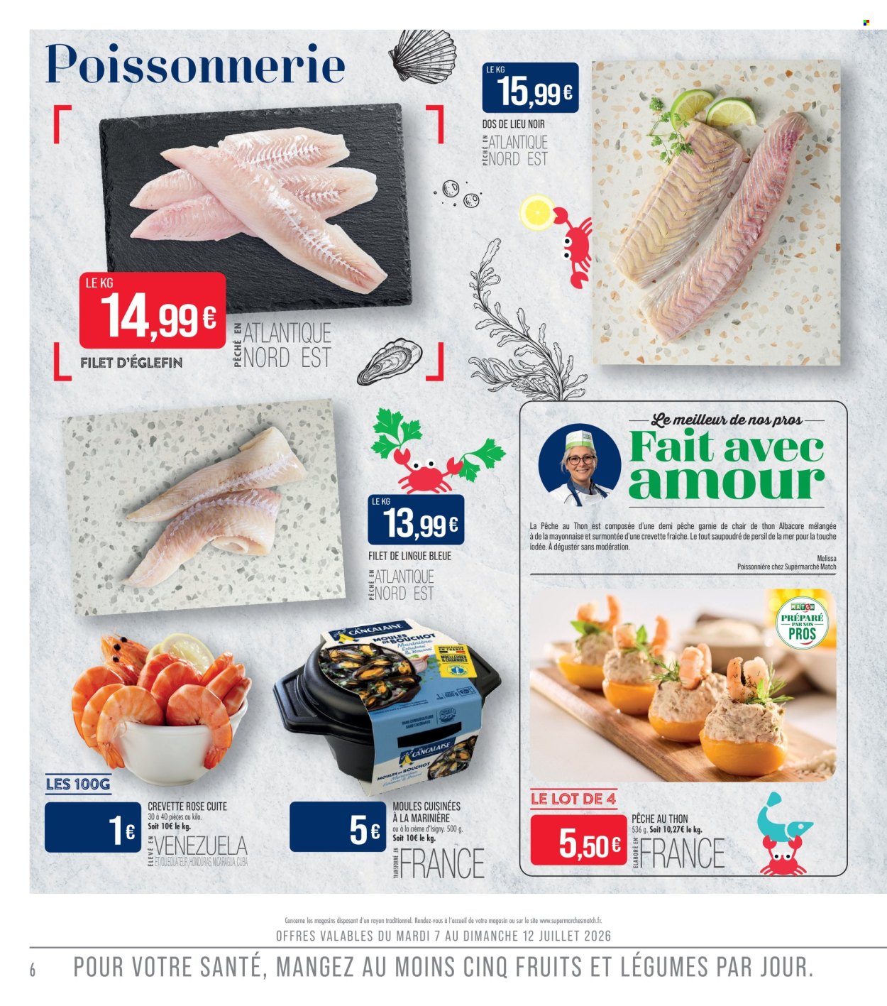 Catalogue Supermarché Match - 07/07/2026 - 19/07/2026. Page 6