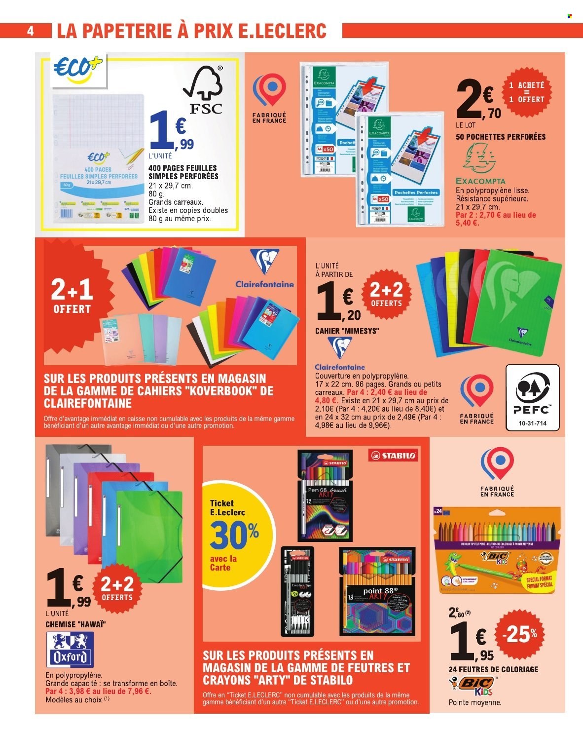 Catalogue E.Leclerc - 07/07/2026 - 18/07/2026. Page 4