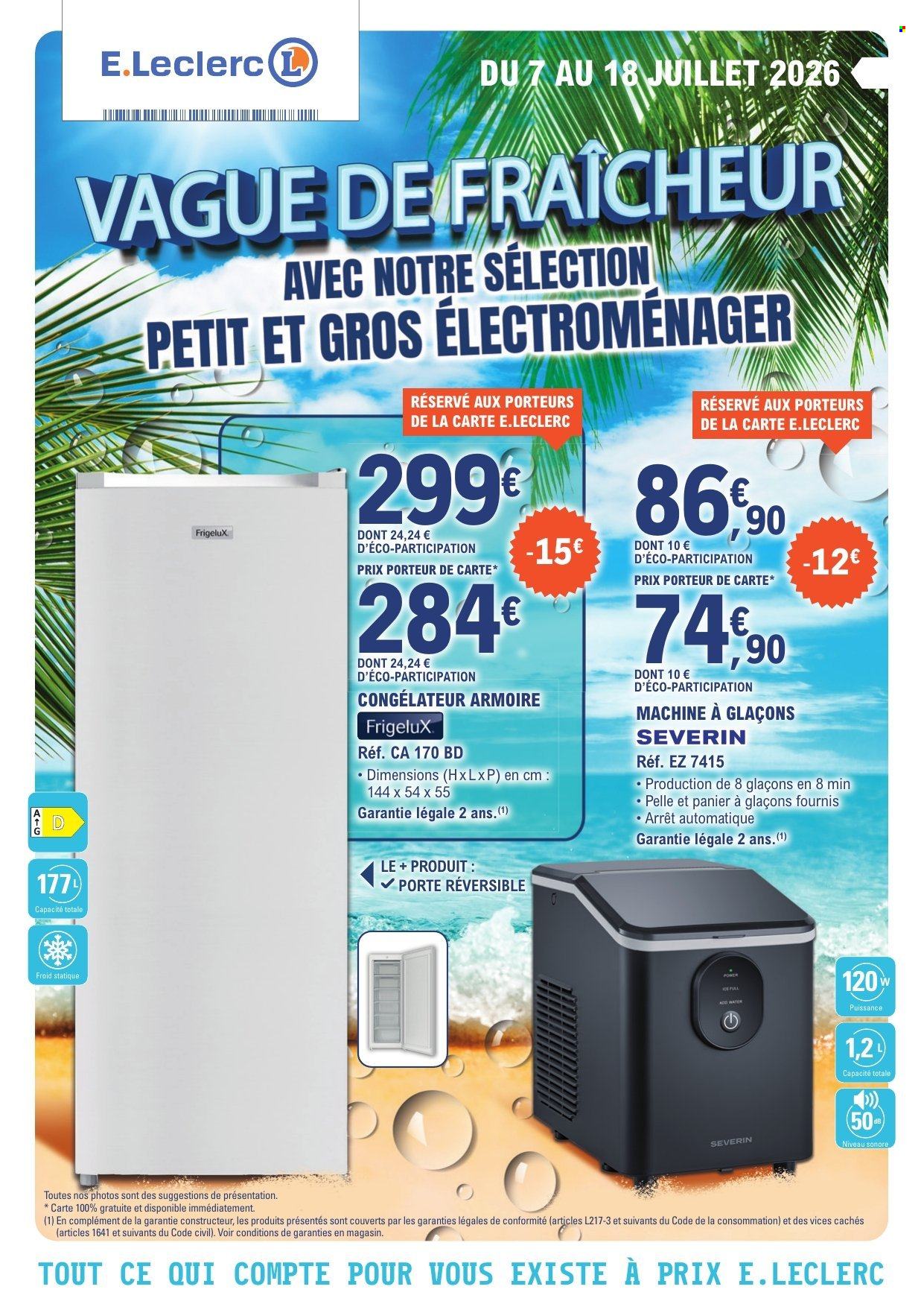 Catalogue E.Leclerc - 07/07/2026 - 18/07/2026. Page 1