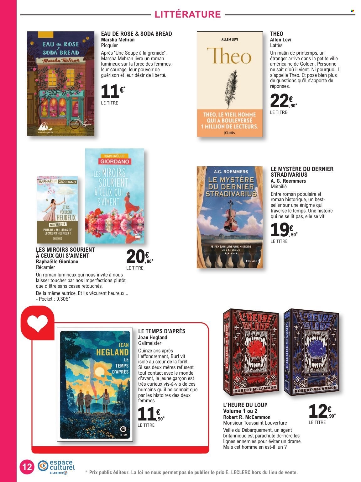 Catalogue E.Leclerc - 07/07/2026 - 25/07/2026. Page 12