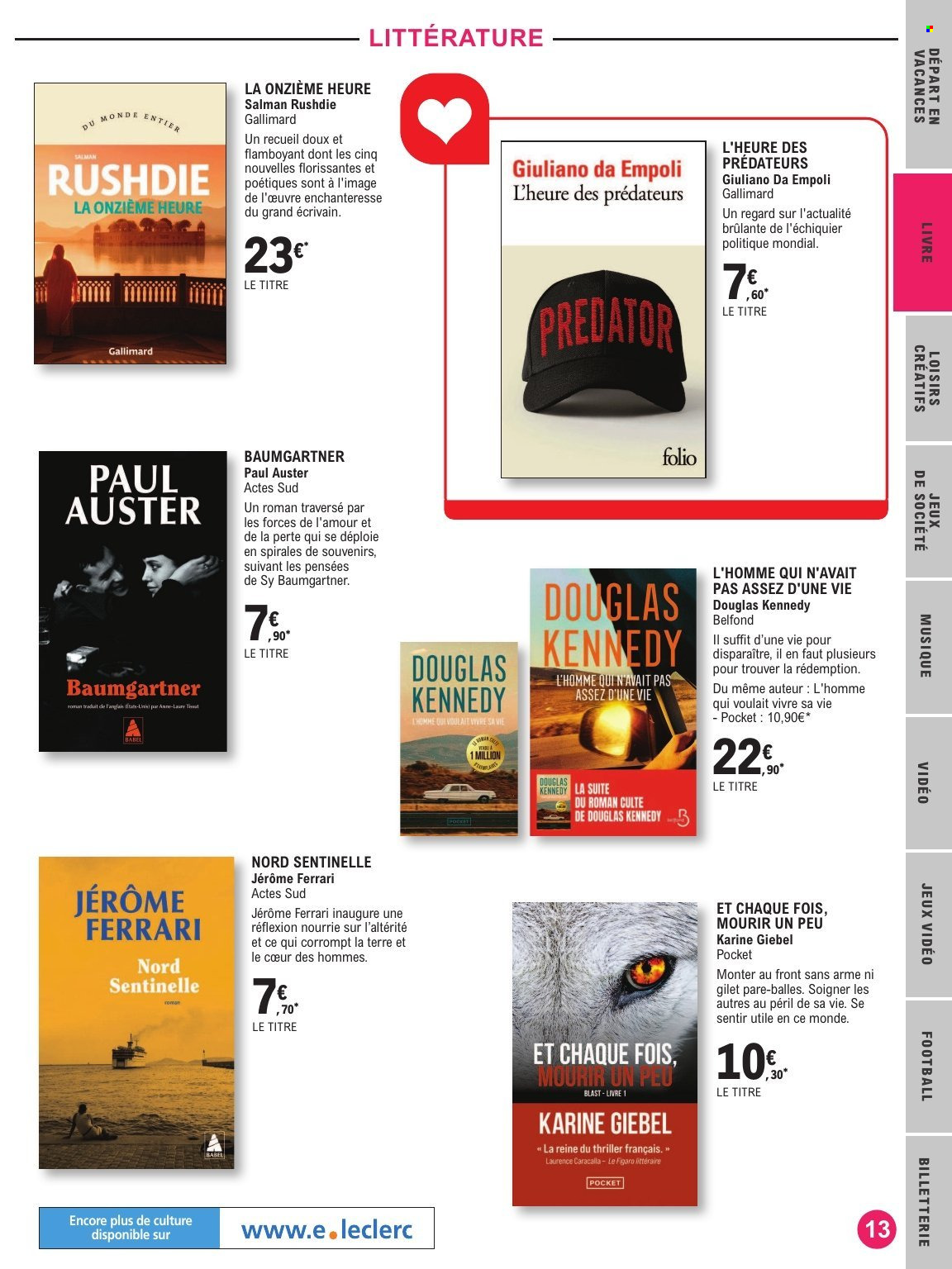 Catalogue E.Leclerc - 07/07/2026 - 25/07/2026. Page 13