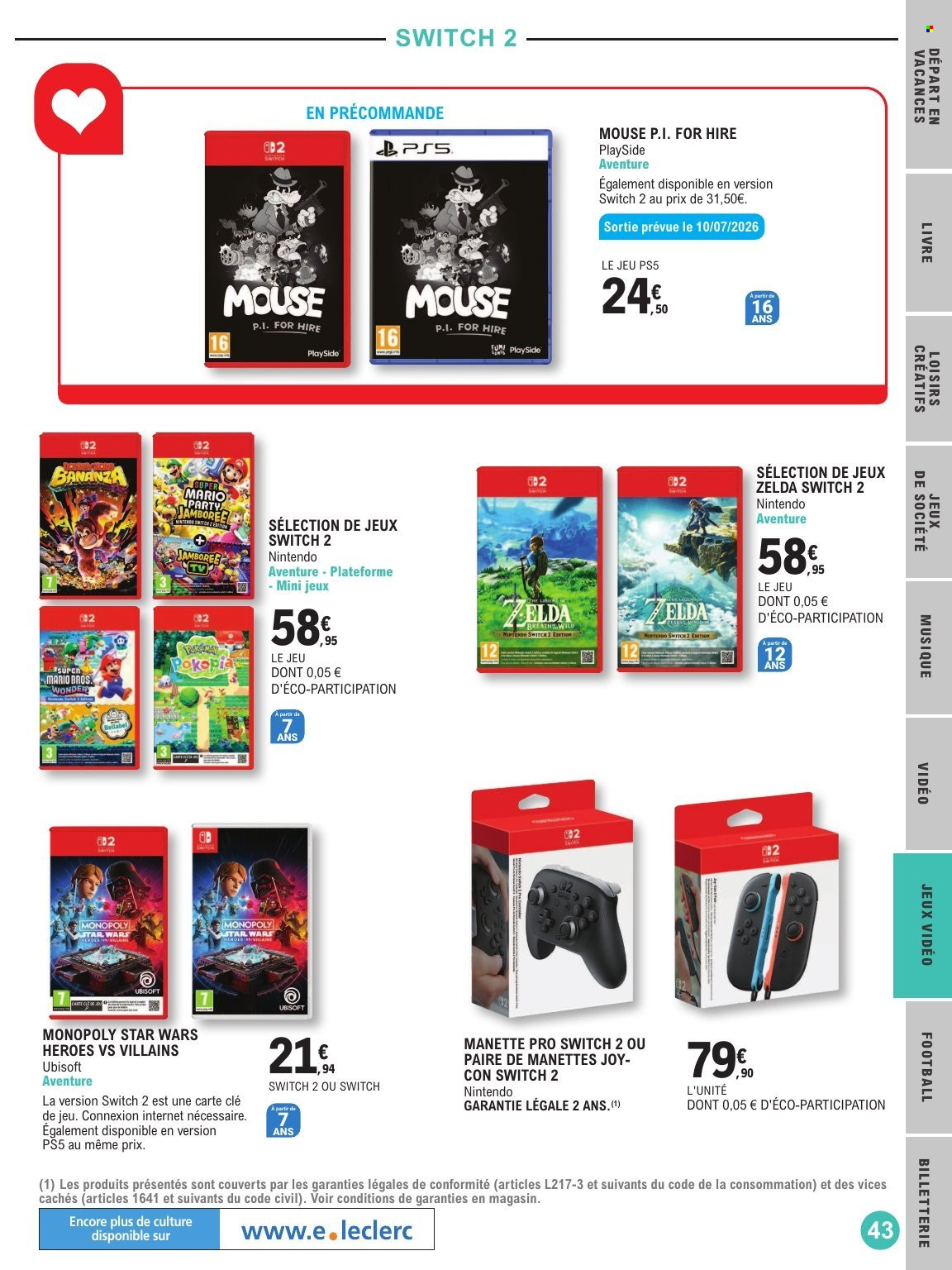 Catalogue E.Leclerc - 07/07/2026 - 25/07/2026. Page 43