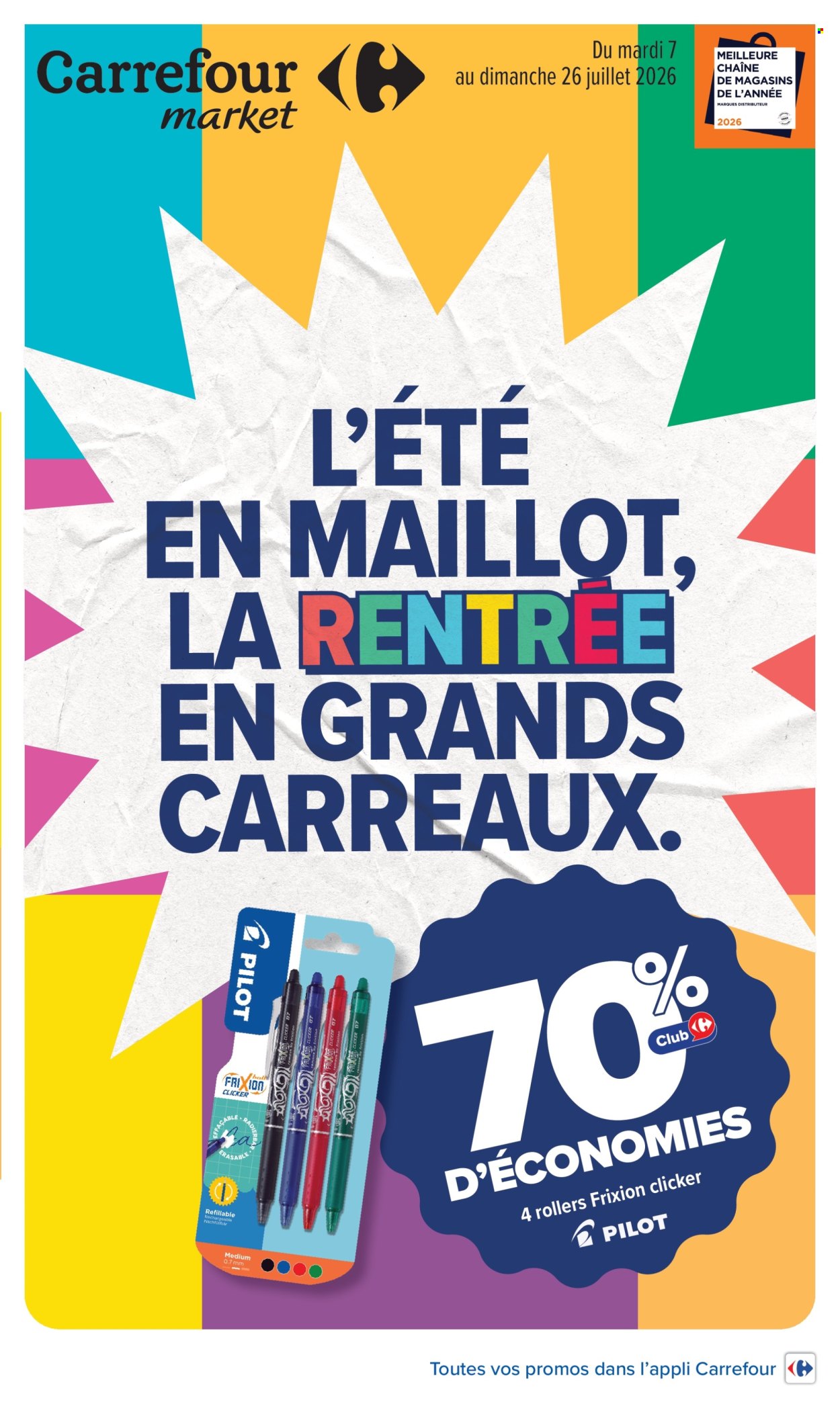 Catalogue Carrefour Market - 07/07/2026 - 26/07/2026. Page 1