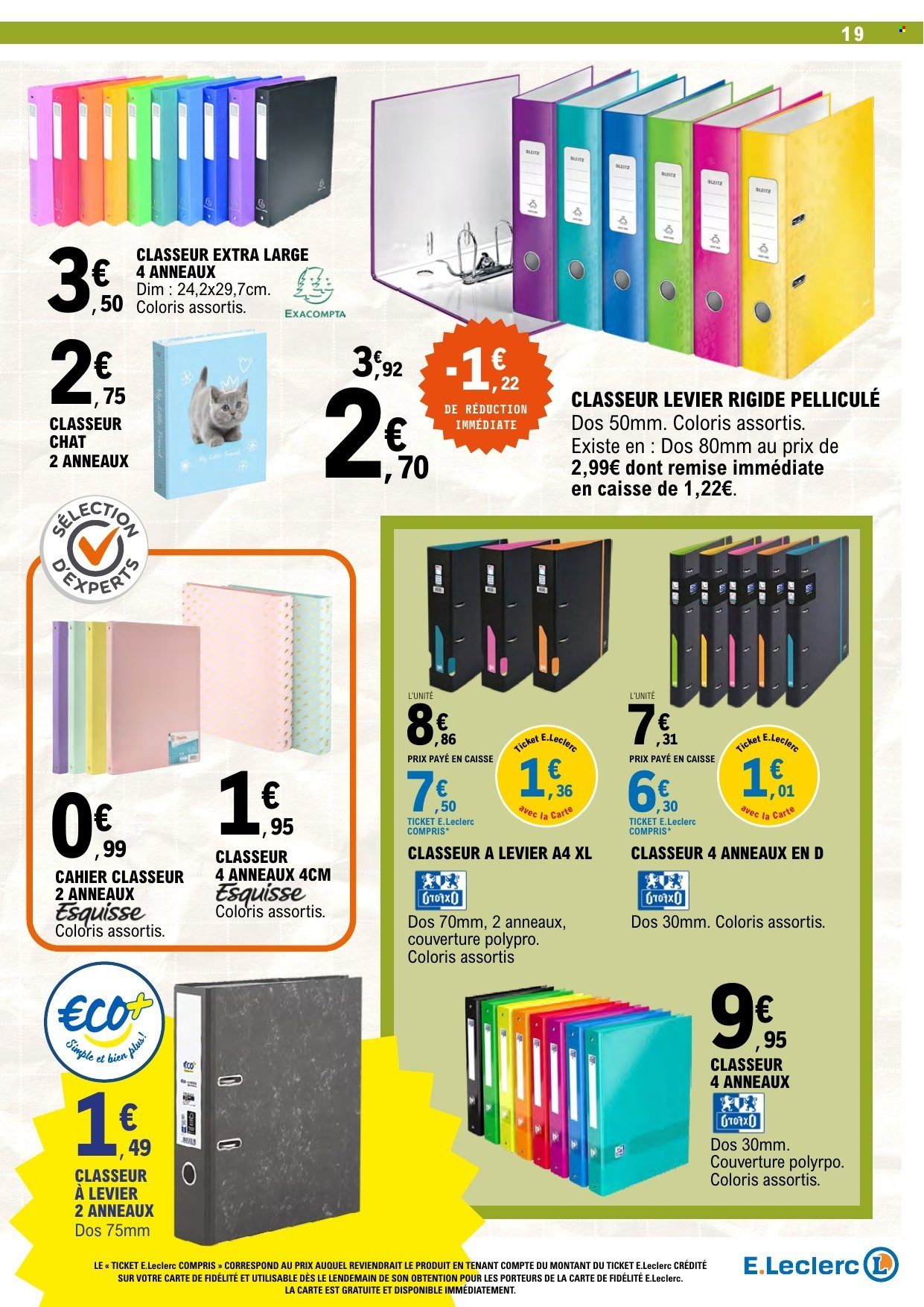 Catalogue E.Leclerc - 07/07/2026 - 02/08/2026. Page 19