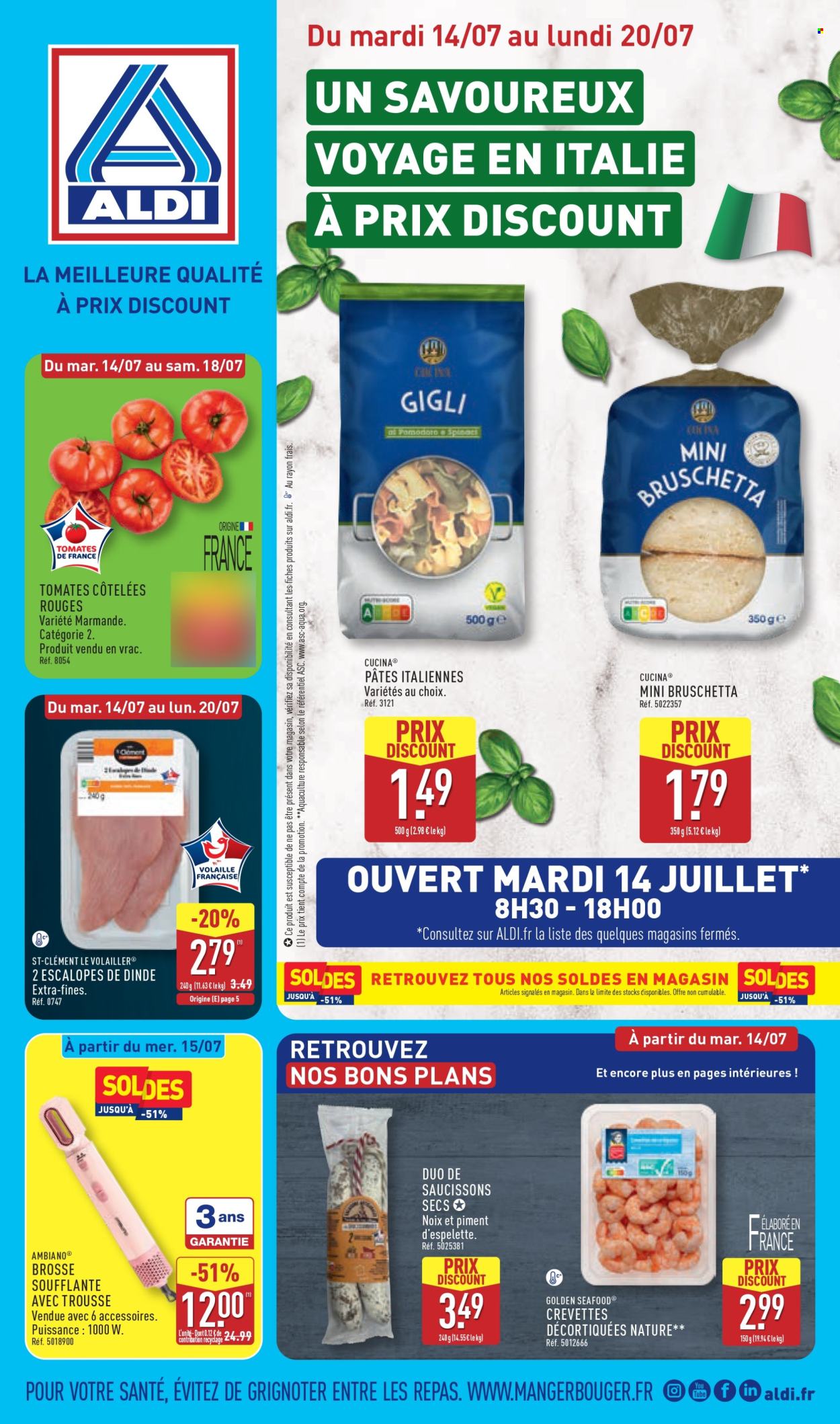 Catalogue ALDI - 14/07/2026 - 20/07/2026. Page 1