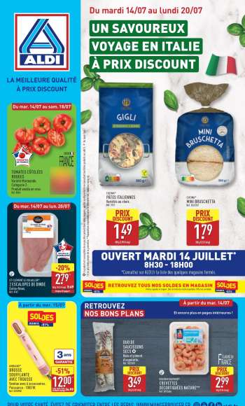 Catalogue ALDI - 14/07/2026 - 20/07/2026.