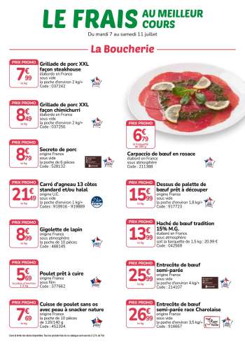 Catalogue Promocash - 07/07/2026 - 11/07/2026.