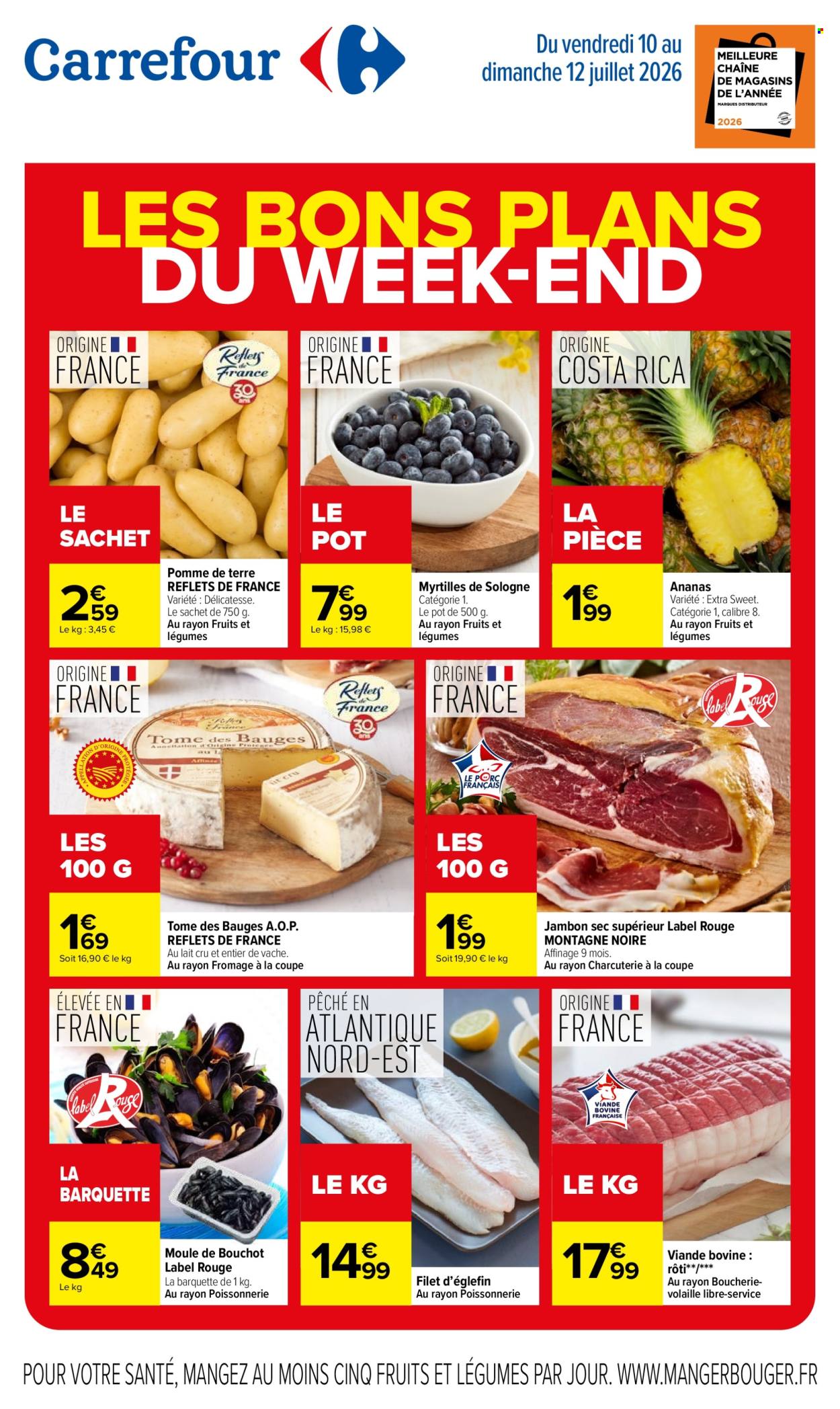 Catalogue Carrefour Hypermarchés - 10/07/2026 - 12/07/2026. Page 1