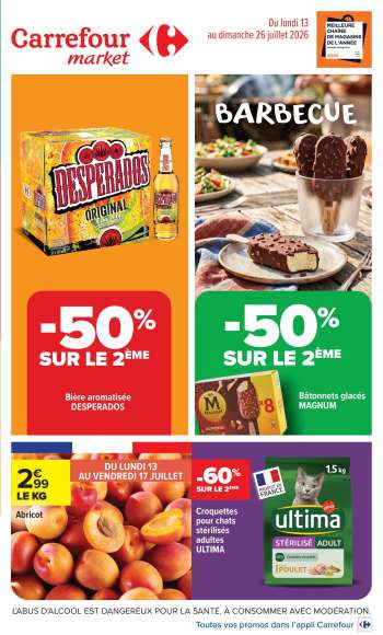 Catalogue Carrefour Market - 13/07/2026 - 26/07/2026.