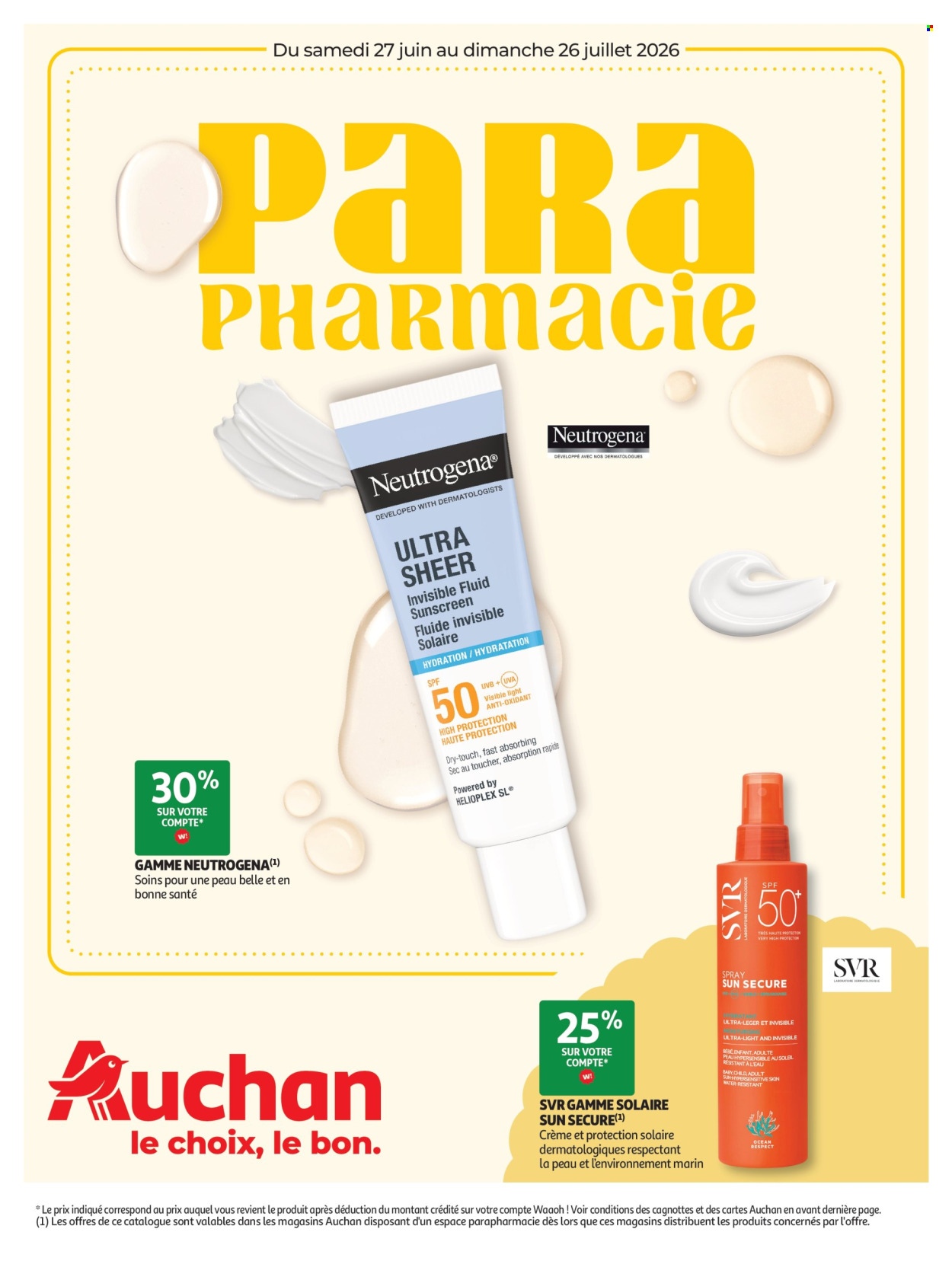Catalogue Auchan - 27/06/2026 - 26/07/2026. Page 1
