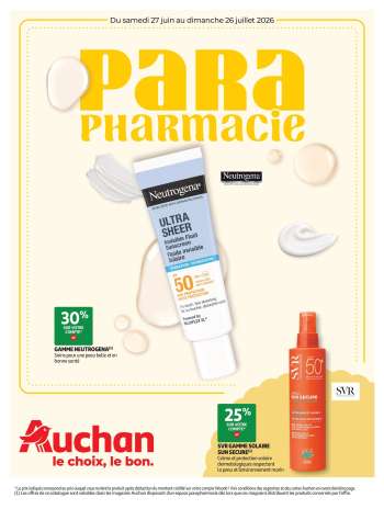 Catalogue Auchan - 27/06/2026 - 26/07/2026.