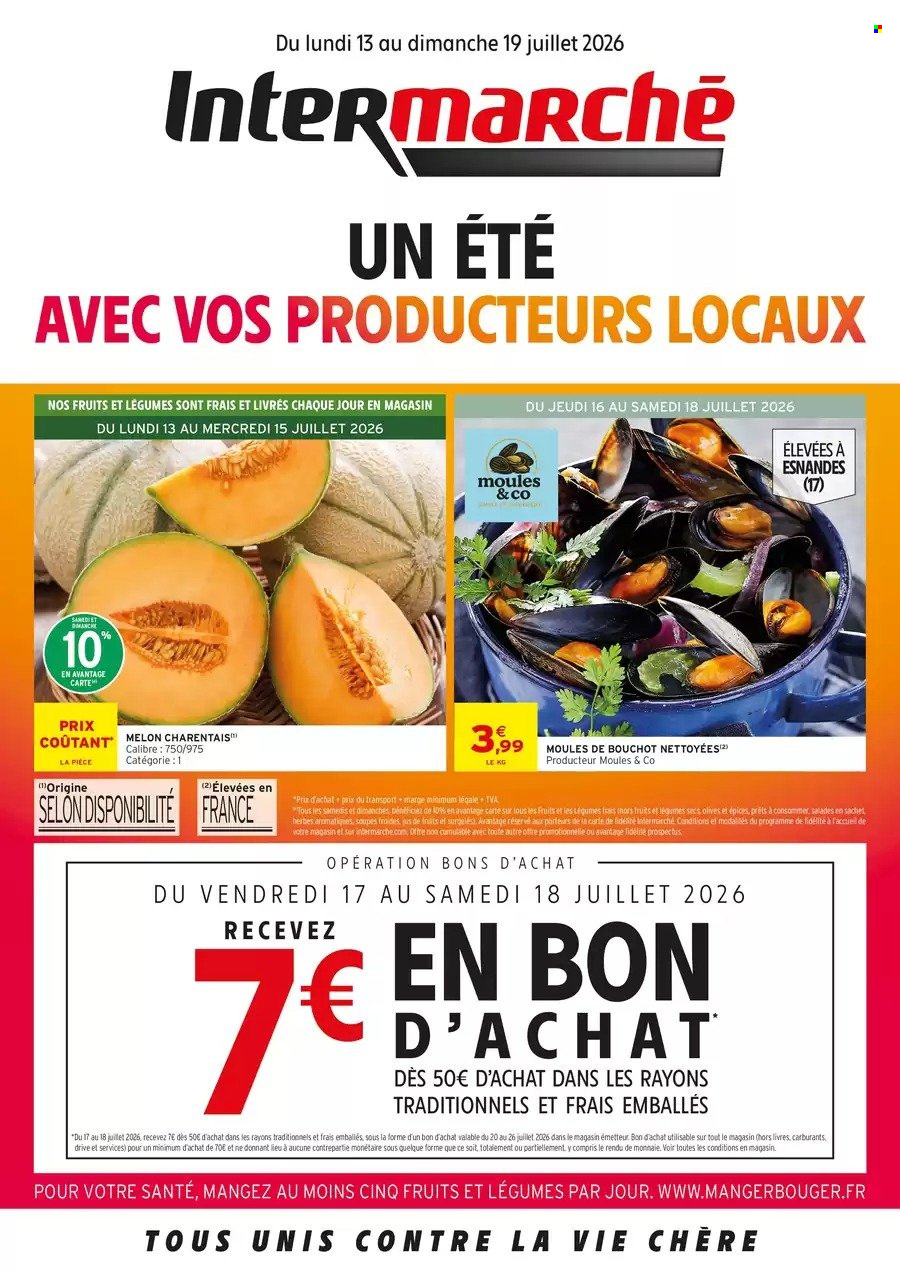 Catalogue Intermarché Super - 13/07/2026 - 19/07/2026. Page 1