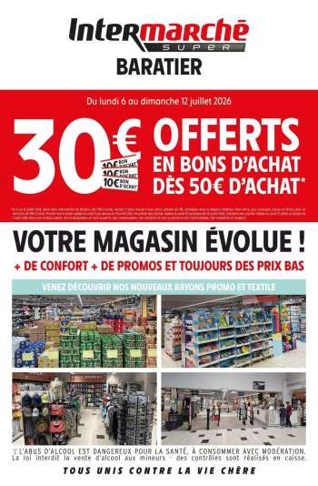 Catalogue Intermarché Super - 06/07/2026 - 12/07/2026.