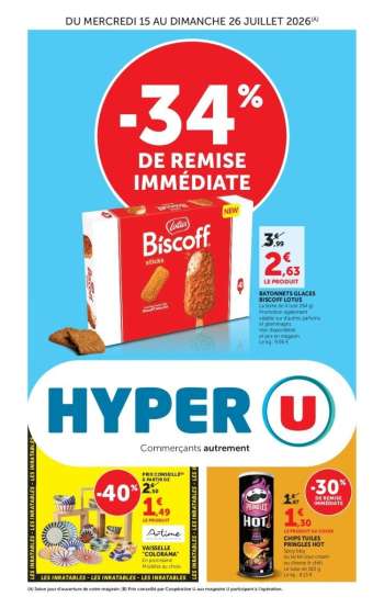 Catalogue HYPER U - 15/07/2026 - 26/07/2026.