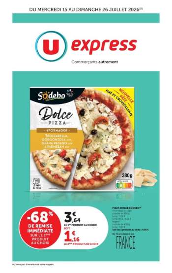Catalogue U express - 15/07/2026 - 26/07/2026.