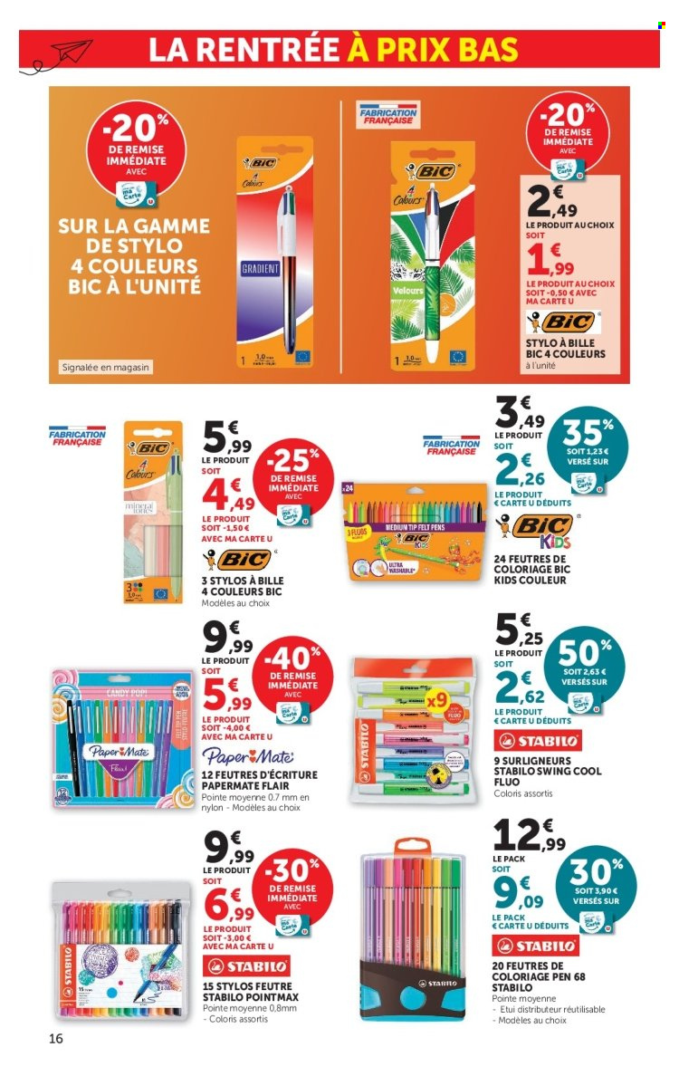 Catalogue SUPER U - 15/07/2026 - 09/08/2026. Page 16