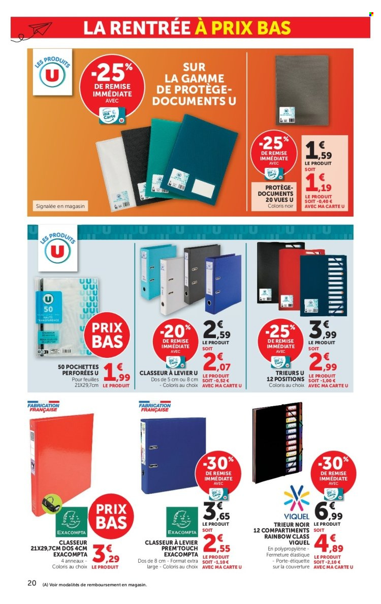 Catalogue SUPER U - 15/07/2026 - 09/08/2026. Page 20
