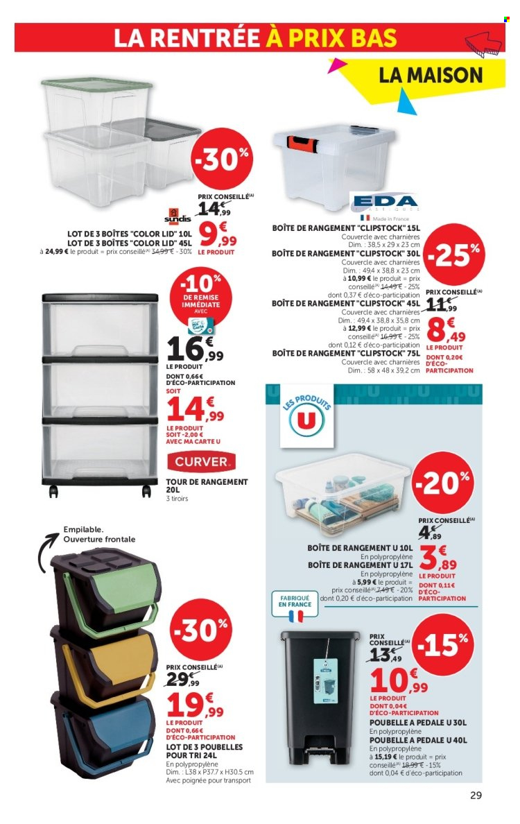 Catalogue SUPER U - 15/07/2026 - 09/08/2026. Page 29