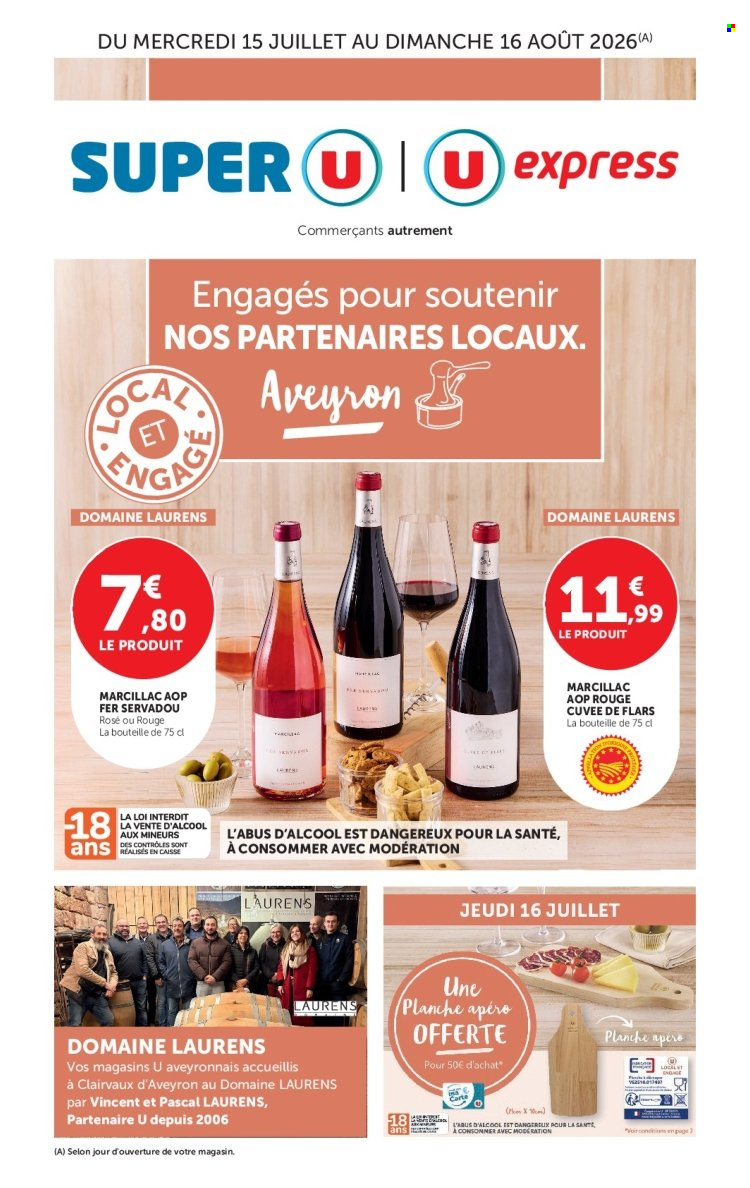 Catalogue Magasins U - 15/07/2026 - 16/08/2026. Page 1