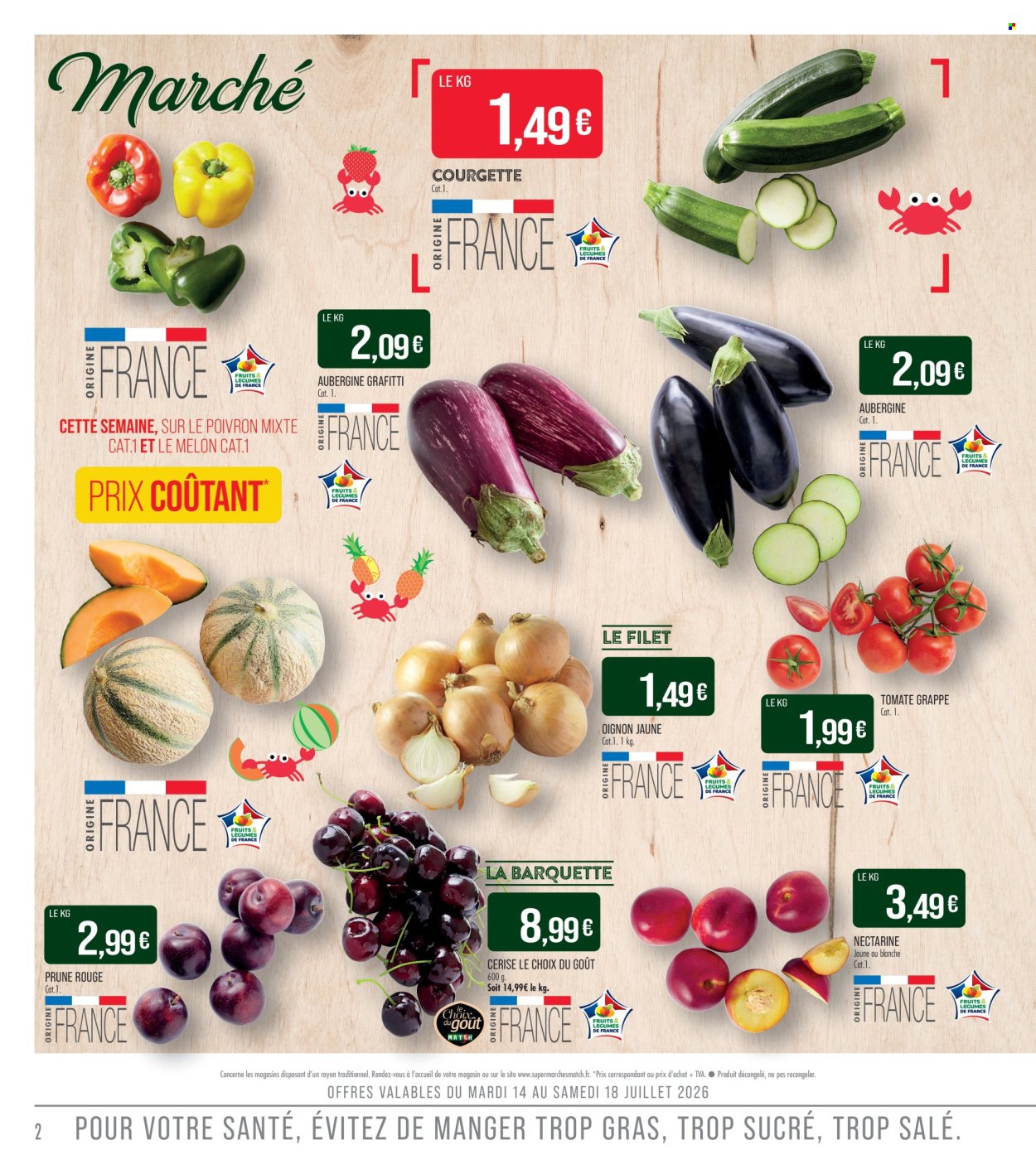 Catalogue Supermarché Match - 14/07/2026 - 26/07/2026. Page 2