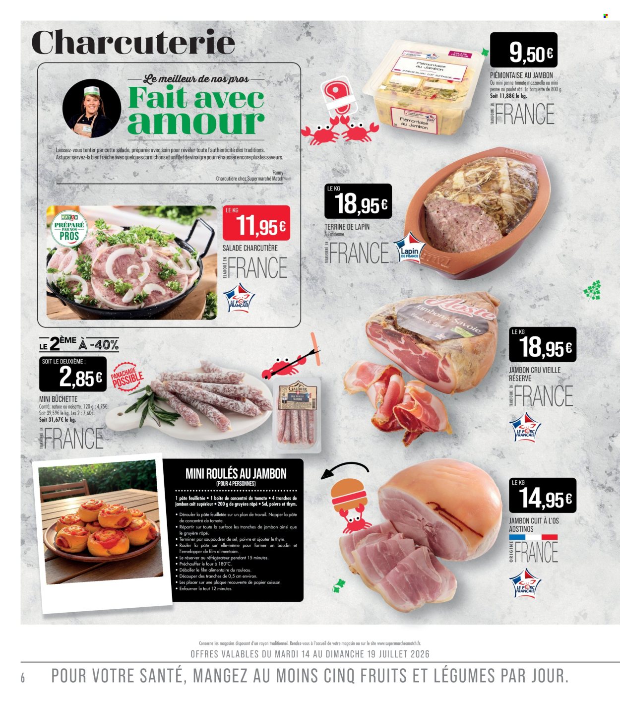 Catalogue Supermarché Match - 14/07/2026 - 26/07/2026. Page 6