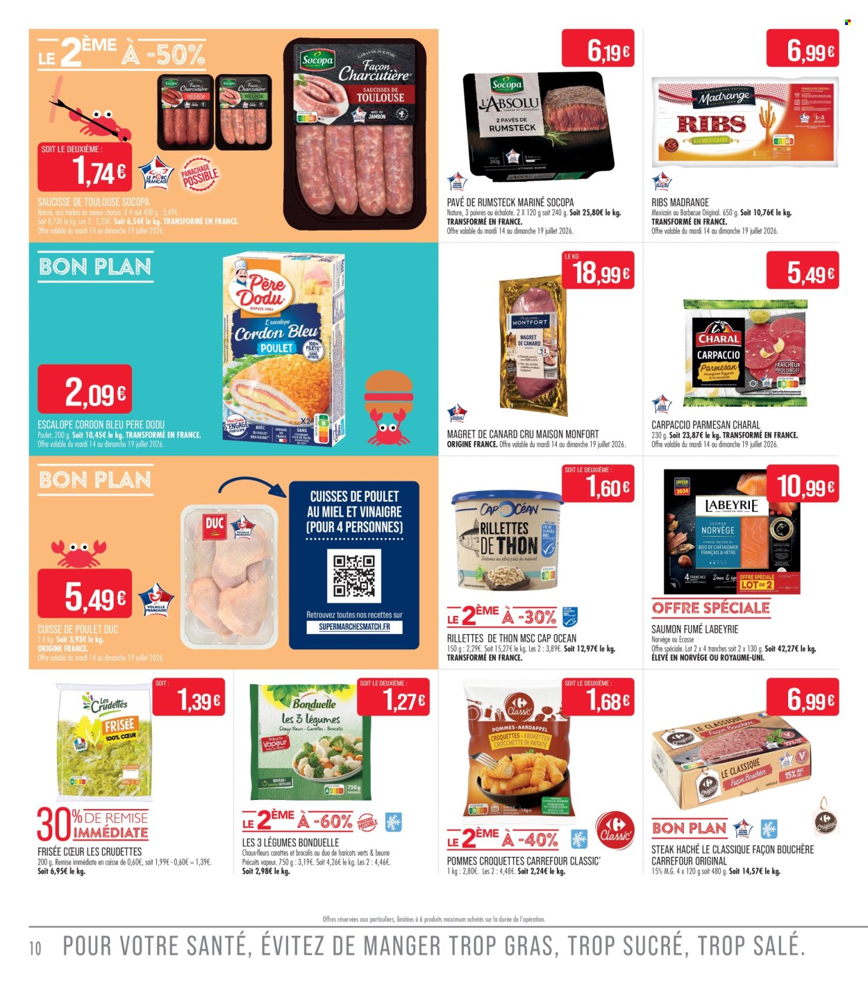 Catalogue Supermarché Match - 14/07/2026 - 26/07/2026. Page 10