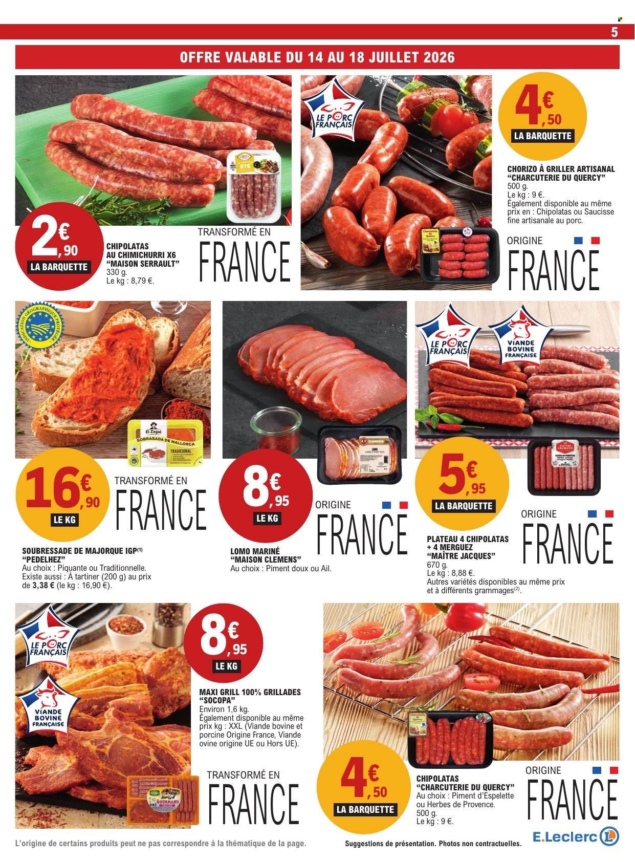 Catalogue E.Leclerc - 14/07/2026 - 25/07/2026. Page 5