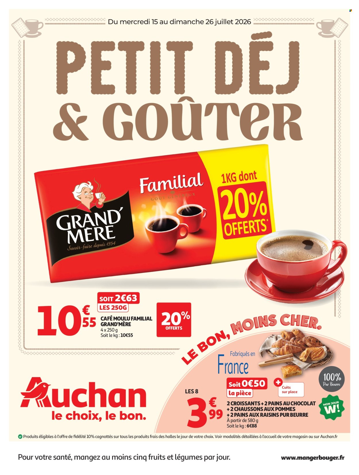Catalogue Auchan - 15/07/2026 - 26/07/2026. Page 1