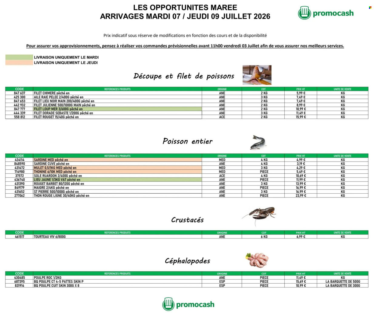 Catalogue Promocash - 15/07/2026 - 16/07/2026. Page 1