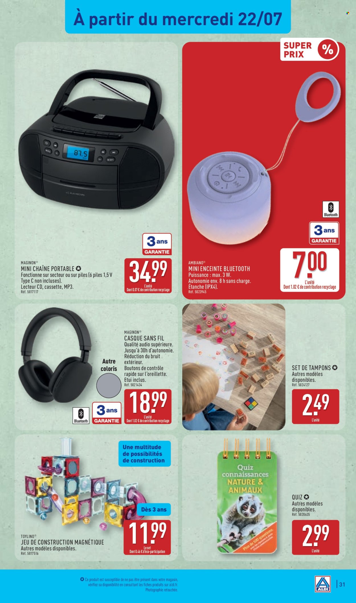 Catalogue ALDI - 21/07/2026 - 27/07/2026. Page 33