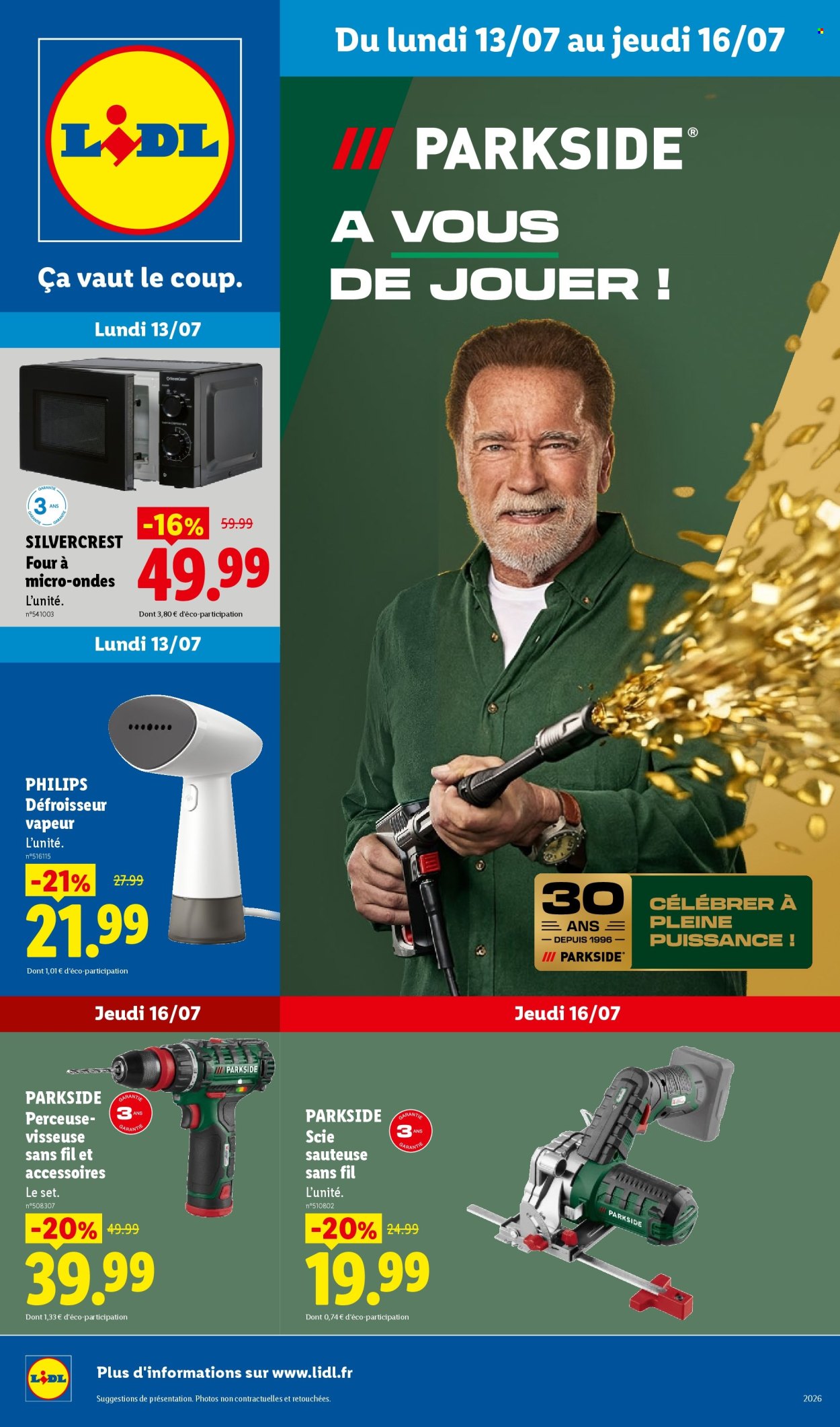 Catalogue Lidl - 13/07/2026 - 16/07/2026. Page 1