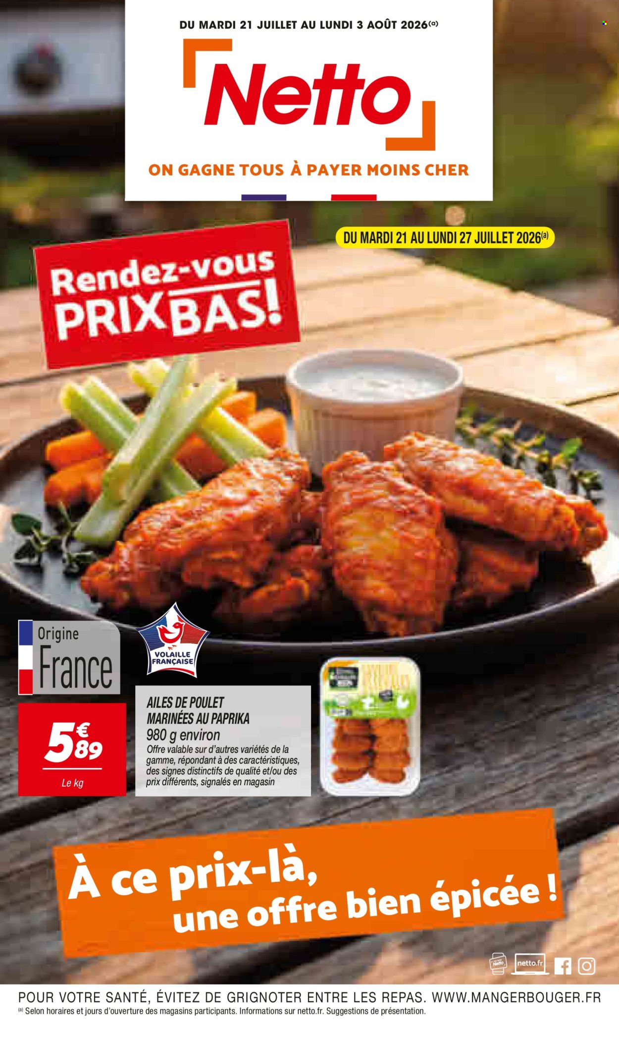 Catalogue Netto - 21/07/2026 - 03/08/2026. Page 1