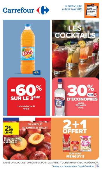 Catalogue Carrefour Hypermarchés - 21/07/2026 - 03/08/2026.