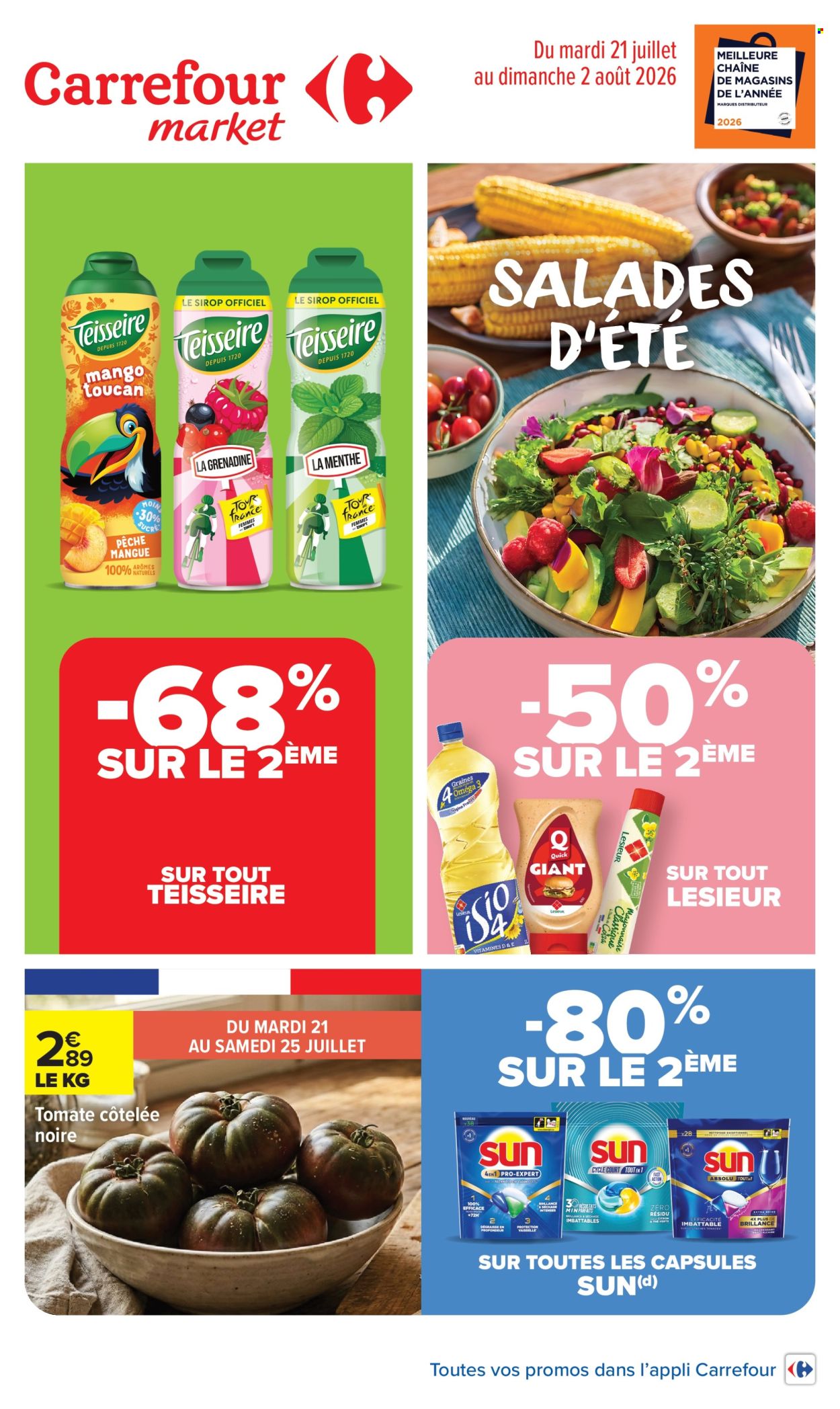 Catalogue Carrefour Market - 21/07/2026 - 02/08/2026. Page 1