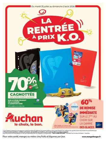 Catalogue Auchan - 21/07/2026 - 02/08/2026.