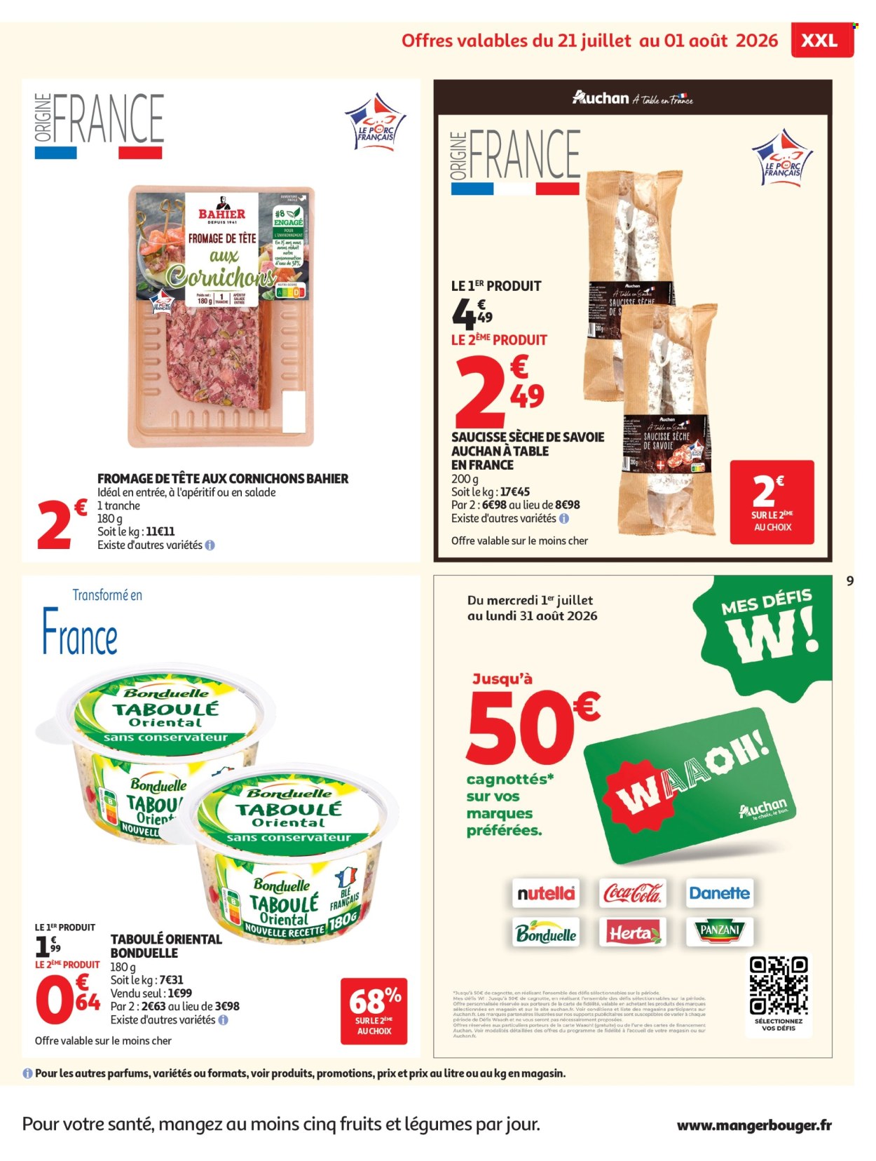 Catalogue Auchan - 21/07/2026 - 01/08/2026. Page 9